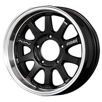 RAYS(レイズ) A・LAP エーラップ ブラック/リムDC(BD) 16インチ PCD139.7 5穴