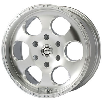 ELFORD(明和) Bloodstock ブラッドストック シルバーポリッシュ 17インチ PCD139.7 6穴