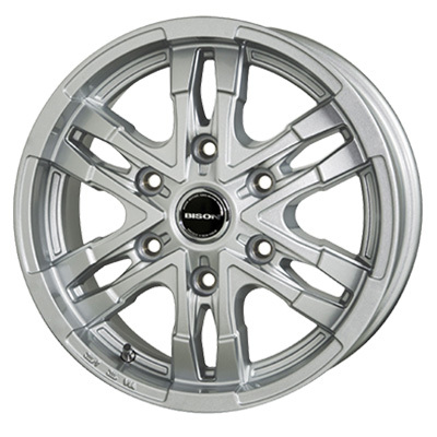 HOT STUFF(ホットスタッフ) BISON バイソン シルバー 15インチ PCD139.7 6穴