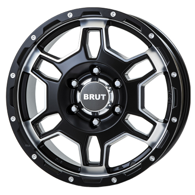 BRUT(ブルート) BR-66 ミリタリーブラック 17インチ PCD139.7 6穴