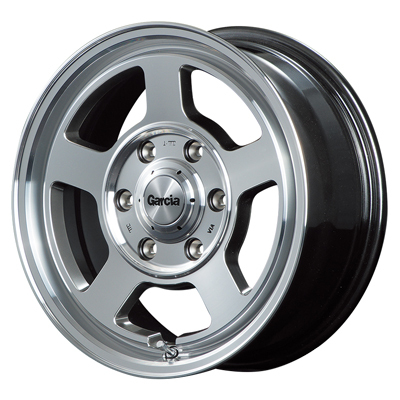 MID(マルカ) MID WHEELS メタリックグレーポリッシュ 15インチ PCD139.7 6穴