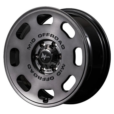 MID(マルカ) NITRO POWER ナイトロパワー グロススモークマシンドフェイス(GSM) 18インチ PCD139.7 6穴