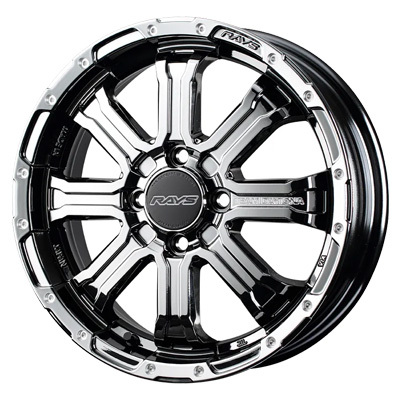 RAYS(レイズ) TEAM DAYTONA チームデイトナ レイズブラックメタルコート(SNL) 15インチ PCD100.0 4穴