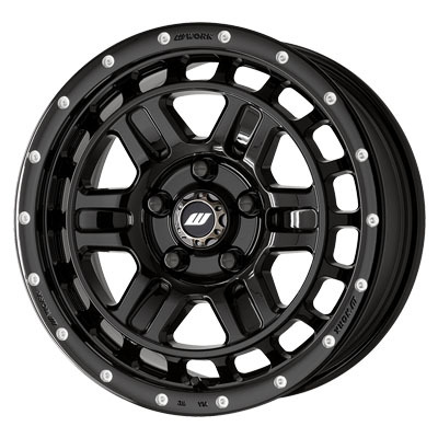 WORK(ワーク) CRAG クラッグ ブラックピアスマシニング(BLKPM) 17インチ PCD114.3 5穴