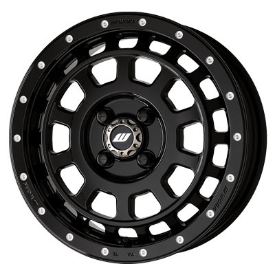 WORK(ワーク) CRAG クラッグ ブラックピアスマシニング(BLKPM) 15インチ PCD100.0 4穴