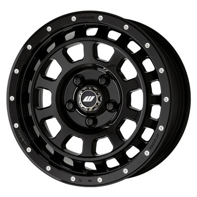 WORK(ワーク) CRAG クラッグ ブラックピアスマシニング(BLKPM) 16インチ PCD114.3 5穴