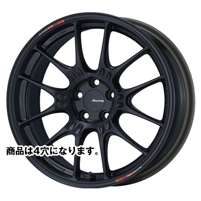 ENKEI(エンケイ) Racing レーシング マットブラック 17インチ PCD100.0 4穴