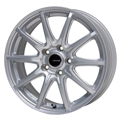 KIT JAPAN(コーセイ) LEVIAS レヴィアス サテンシルバー 15インチ PCD100.0 5穴