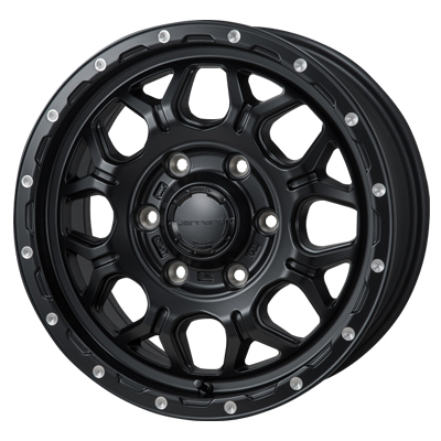 JAPAN三陽(ジャパン) MONZAJAPAN HI-BLOCK モンツァジャパン ハイブロック サテンブラック/ミーリング 16インチ PCD139.7 5穴