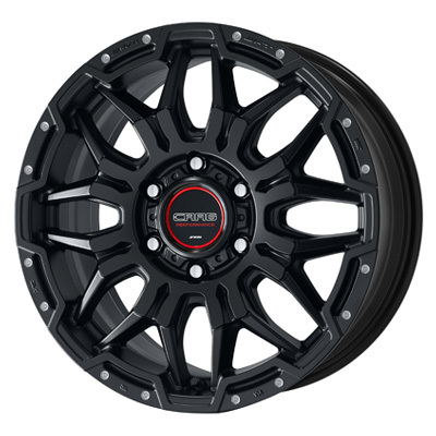 WORK(ワーク) CRAG クラッグ マットブラックピアスマシニング(MBLPM) 18インチ PCD139.7 6穴