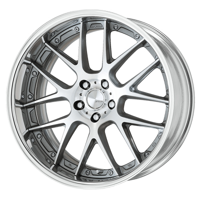 WORK(ワーク) Lanvec ランベック GRシルバーカットクリア(GRP) 18インチ PCD100.0 5穴