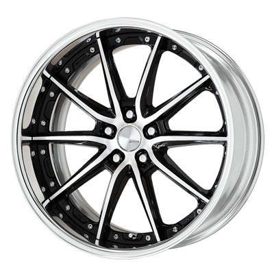 WORK(ワーク) Lanvec ランベック ブラックカットクリア(BP) 18インチ PCD114.3 5穴