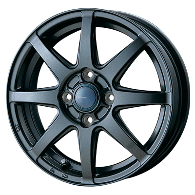 INTER MILANO(ベスト) AZ SPORTS エーゼットスポーツ ダークグレーメタリック 14インチ PCD100.0 4穴