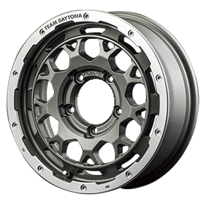 RAYS(レイズ) TEAM DAYTONA チームデイトナ マットガンメタル/リムダイヤモンドカット 16インチ PCD139.7 5穴