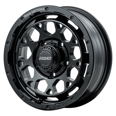 RAYS(レイズ) TEAM DAYTONA チームデイトナ セミグロスブラック(BOJ) 16インチ PCD139.7 5穴