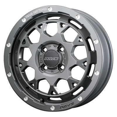 RAYS(レイズ) TEAM DAYTONA チームデイトナ セミグロスアームズグレー(GOL) 15インチ PCD100.0 4穴