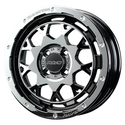 RAYS(レイズ) TEAM DAYTONA チームデイトナ レイズブラックメタルコート(SNL) 15インチ PCD100.0 4穴