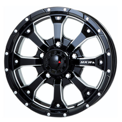 MKW MKW ミルドブラック 16インチ PCD139.7 5穴