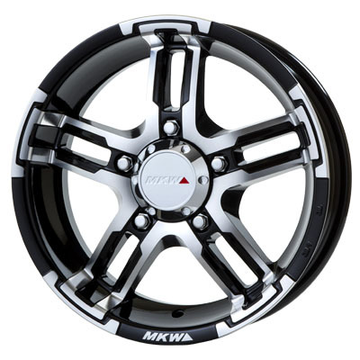 MKW MKW ダイヤカットグロスブラック 16インチ PCD139.7 5穴