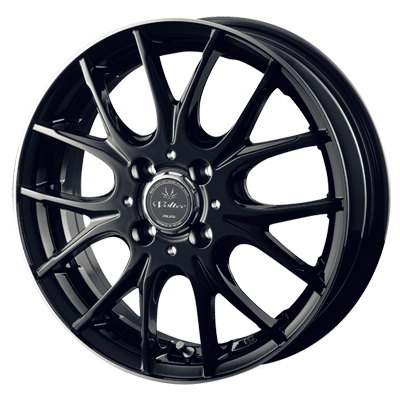 INTER MILANO(ベスト) Voltec ボルテック グロスブラックリムポリッシュ 16インチ PCD100.0 4穴