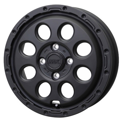 HOT STUFF(ホットスタッフ) MAD CROSS マッドクロス マットブラック 15インチ PCD100.0 4穴