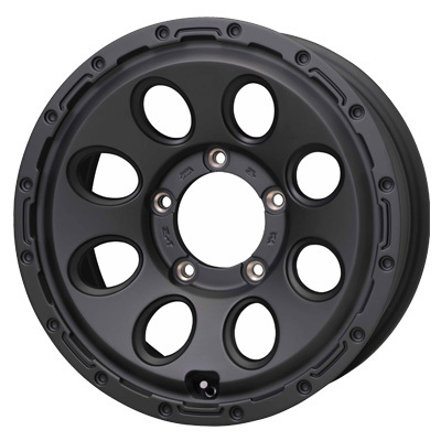 HOT STUFF(ホットスタッフ) MAD CROSS マッドクロス マットブラック 16インチ PCD139.7 5穴