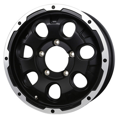 BADX(バドックス) ROCK KELLY ロックケリー マットブラック/リップポリッシュ 16インチ PCD139.7 5穴