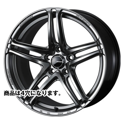 Weds(ウェッズ) WedsSport ウェッズスポーツ PSB(プラチナシルバーブラック) 16インチ PCD100.0 4穴