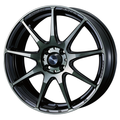 Weds(ウェッズ) WedsSport ウェッズスポーツ WBC(ウォースブラッククリアー) 17インチ PCD100.0 4穴