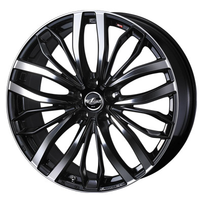 Weds(ウェッズ) LEONIS レオニス PBMC(パールブラック/ミラーカット) 20インチ PCD114.3 5穴