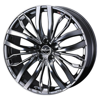 Weds(ウェッズ) LEONIS レオニス BMCMC(ブラックメタルコート/ミラーカット) 17インチ PCD114.3 5穴