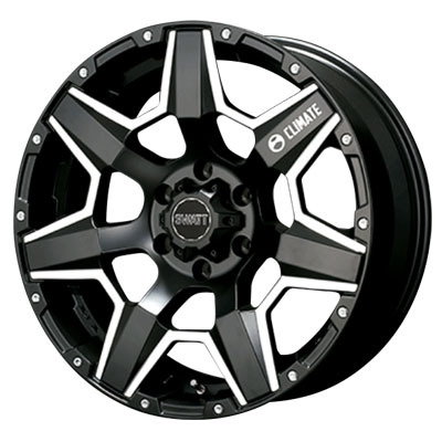 CLIMATE(クライメイト) SWATT スワット マットブラックマシニング 16インチ PCD139.7 5穴