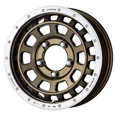 WORK(ワーク) CRAG クラッグ アッシュドチタンカットリム(AHGRC) 16インチ PCD139.7 5穴