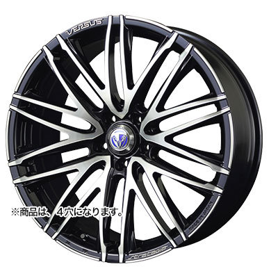 レイズVERSUSホイール スバルPCD100 17 7JJ スタッドレス付き