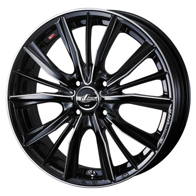 Weds(ウェッズ) LEONIS レオニス BKSC(ブラックSCマシニング) 16インチ PCD100.0 4穴