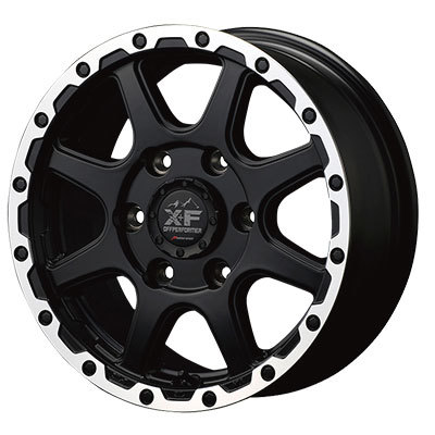 MID(マルカ) MID WHEELS セミグロスブラック/リムDC 17インチ PCD139.7 6穴