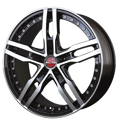 KYOHO(共豊) AME SHALLEN AME シャレン ダイヤモンドフィニッシュ×ブラウンドブラック 18インチ PCD114.3 5穴