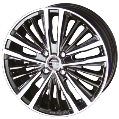 KYOHO(共豊) AME SHALLEN AME シャレン ダイヤモンドフィニッシュ×ブラウンドブラック(茶黒色) 16インチ PCD100.0 4穴