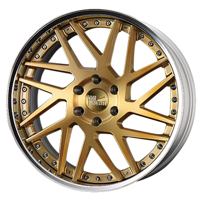 SUPER STAR(スーパースター) LEONHARDIRITT レオンハルト ゴールドクリアブラッシュド 22インチ PCD139.7 6穴